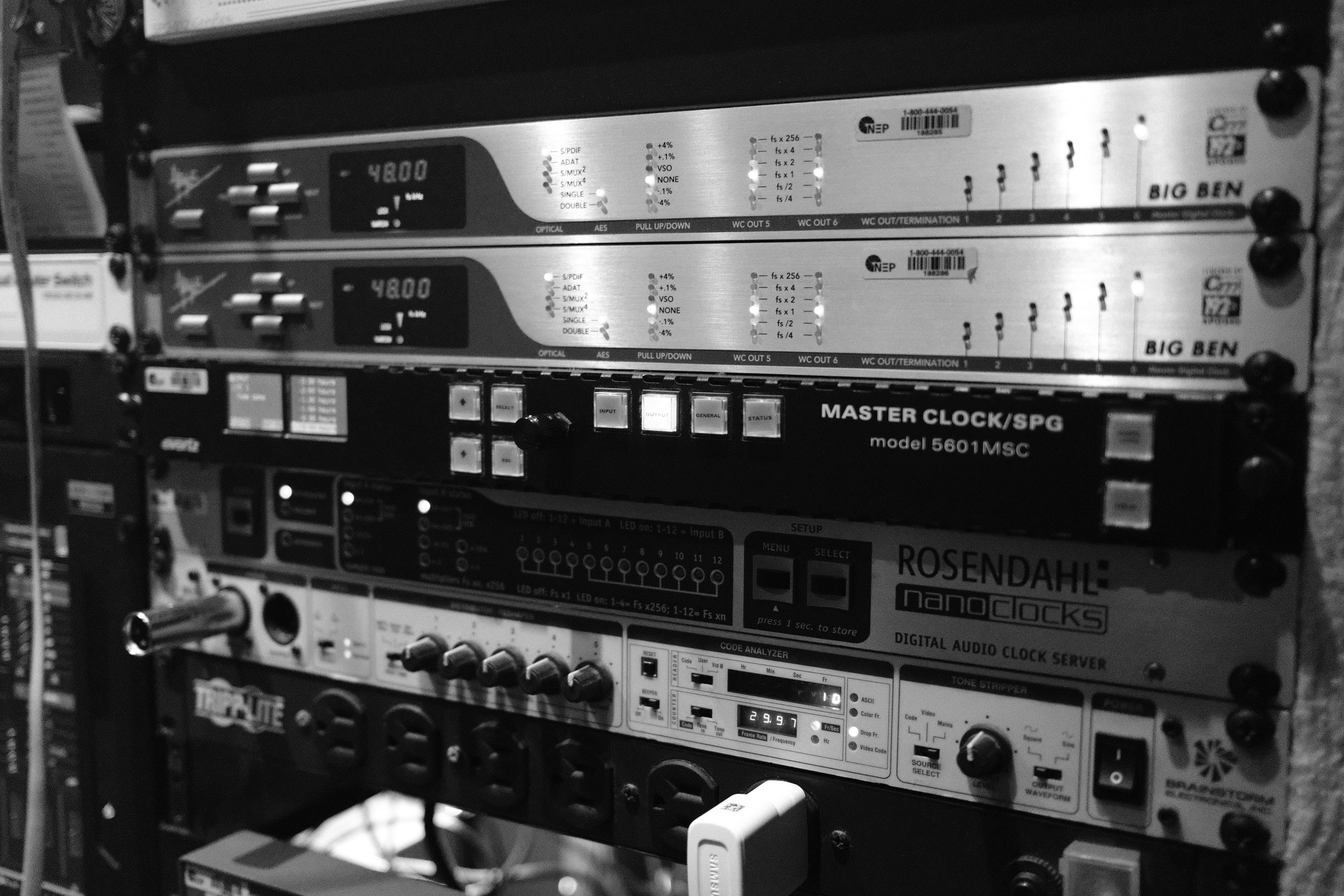 Nashville's Big Bash 2024 — RPG outboard rack and patch in the Gemini broadcast audio truck
