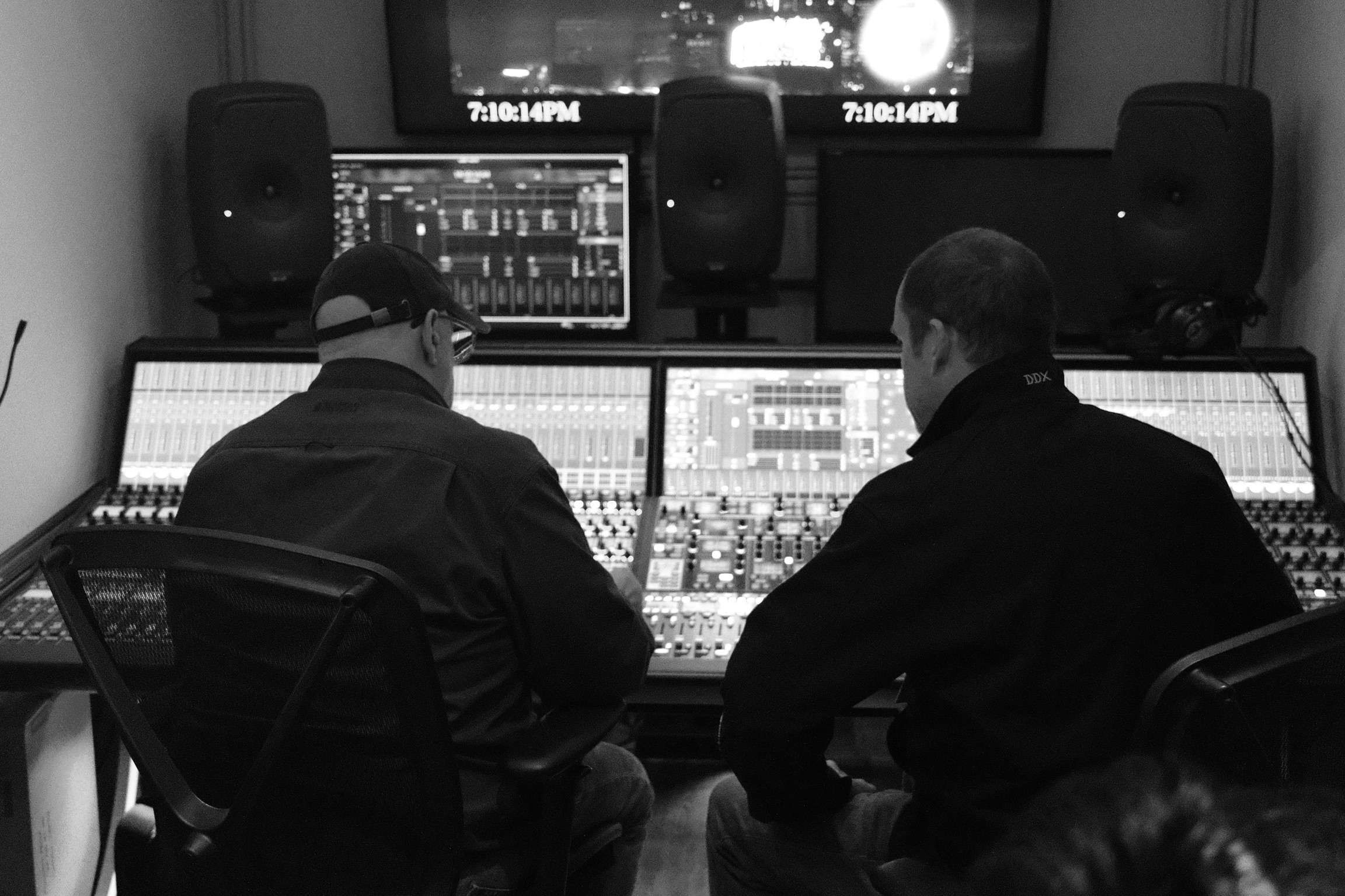 Nashville's Big Bash 2024 — RPG multi-monitor broadcast mix position aboard the Gemini truck